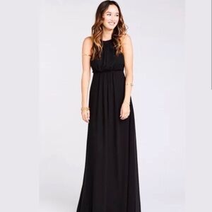 Show Me Your MuMu Black Maxi Dress